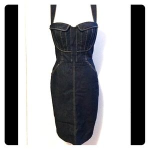 Jessica Simpson Denim Pencil Wiggle Dress